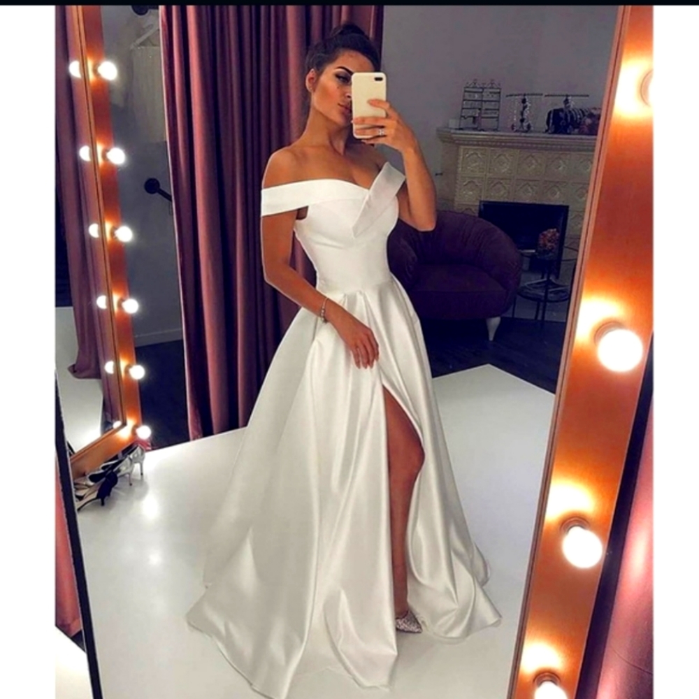 Beautiful White Formal Dress